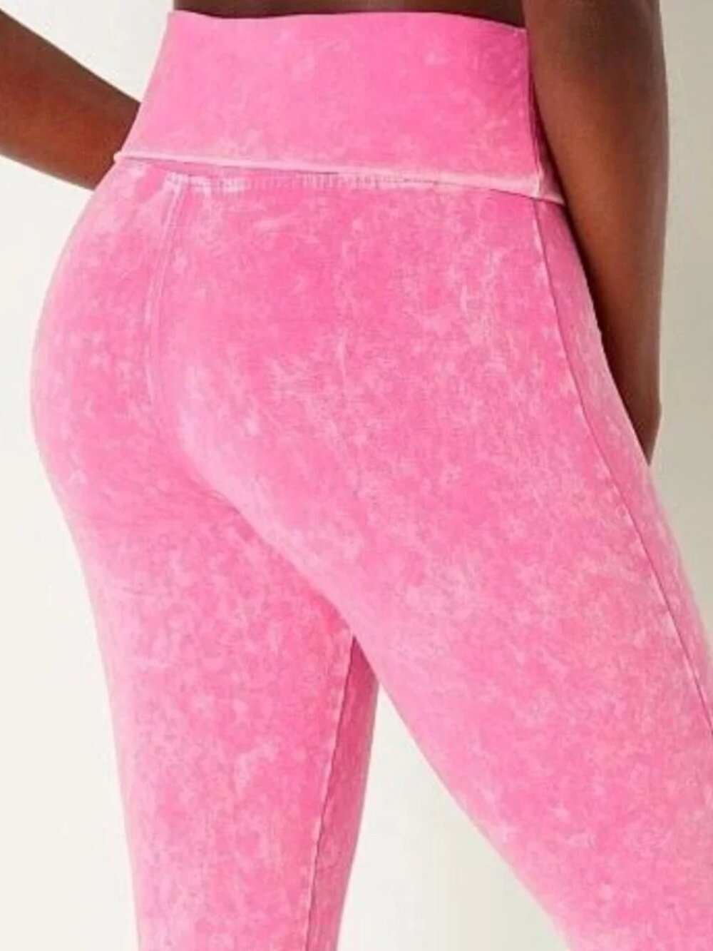 VS PINK! Performance cotton fold over yoga pant